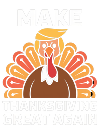 Make Thanksgiving Great Again Funny Trump Turkey Fall Design Gift Long Sleeve Shirt