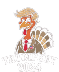 Trumpkey 2024 Funny Turkey Trump Hair Make Thanksgiving Gift Short Acrylic Beanie