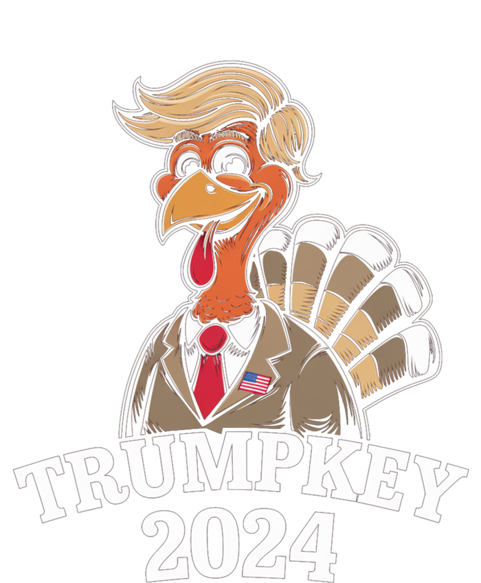 Trumpkey 2024 Funny Turkey Trump Hair Make Thanksgiving Gift Short Acrylic Beanie