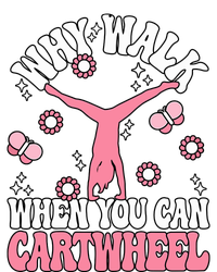 Why Walk When You Can Cartwheel Cute Gymnastics Wo Girl Grommeted Golf Towel