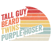 Vintage Retro Tall Guy Beard Twins Purple Hoser T-Shirt