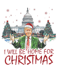 Trump ILl Be Home For Christmas Funny Xmas Tank Top