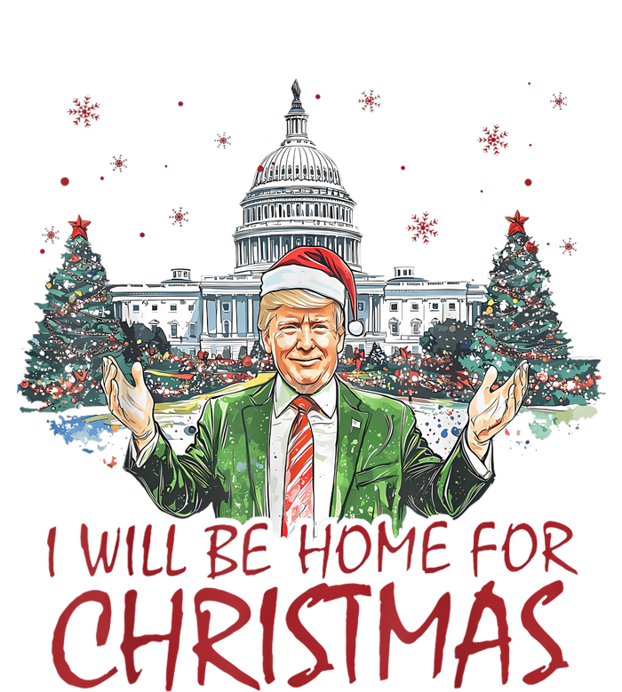 Trump ILl Be Home For Christmas Funny Xmas Tank Top