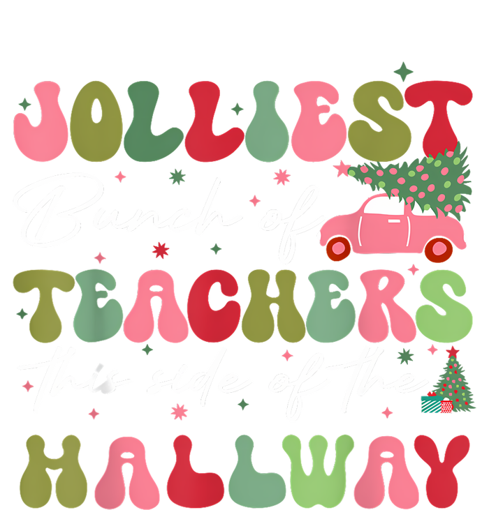 Jolliest Bunch Of Teachers This Side Of The Hallway USA-Made Snowflake Beanie