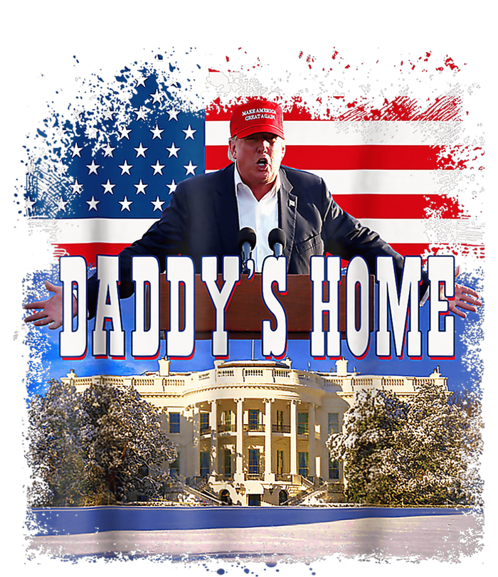 Funny Trump Take America Back Daddys Home Trump 2024 Bumper Sticker