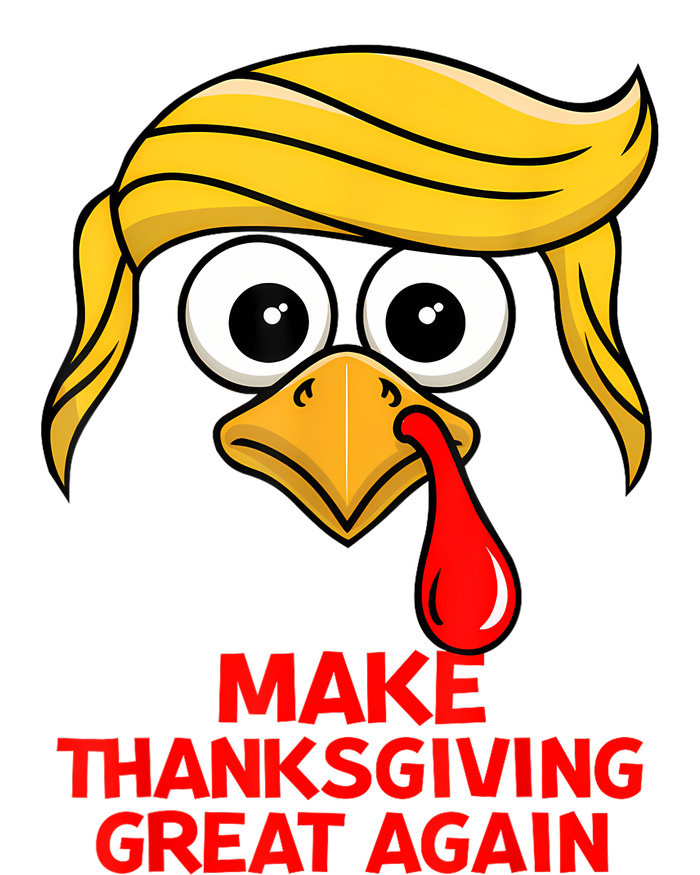 Make Thanksgiving Great Again Trump Turkey Funny Cooling Performance Crew T-Shirt