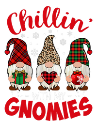 Chillin With My Gnomie Leopard Women Christmas Gnome Buffalo T-Shirt