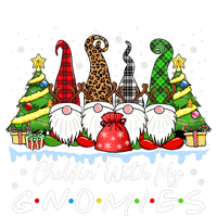 Chillin With My Gnomies Funny Christmas Family Friend Gnomes T-Shirt