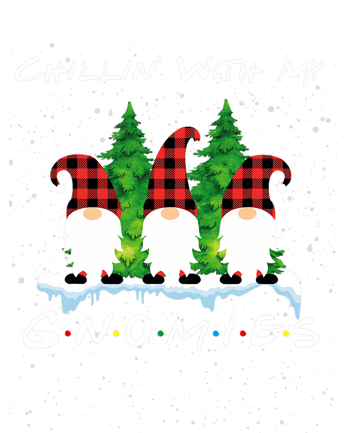 Chillin With My Gnomies Funny Gnome Friend Christmas Gift Long Sleeve Shirt