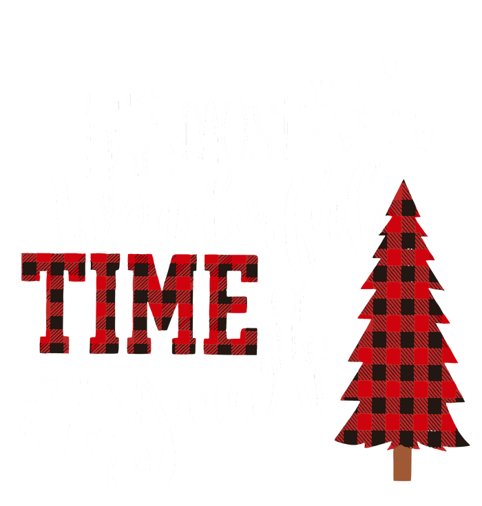 Its The Most Wonderful Time Of The Year Christmas Tree Plaid Tie Dye Hoodie