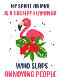 My Spirit Animal Is A Grumpy Flamingo Annoying People Funny T-Shirt