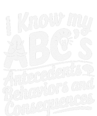 I Know My AbcS Behavior Analyst Therapist Cooling Performance Long Sleeve Crew