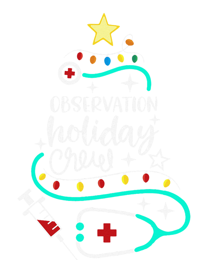 Observation Holiday Crew Xmas Patient Monitoring Nurse Tech Hoodie