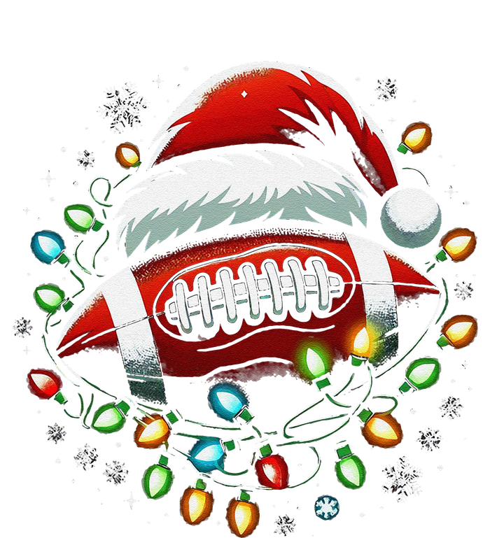 Ta26santa Football Player Christmas Lights T-Shirt