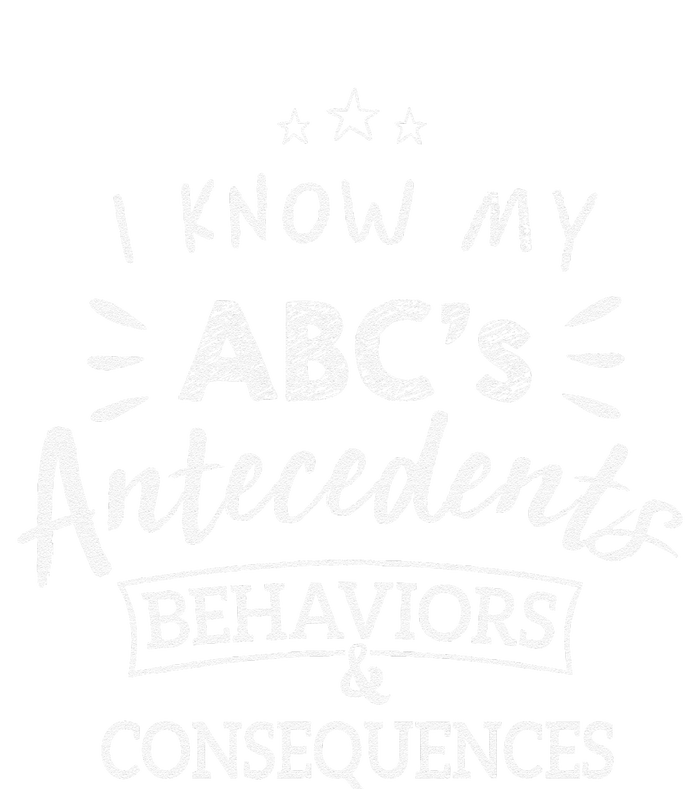 I Know My AbcS Teacher Gift Behavior Analysis T-Shirt