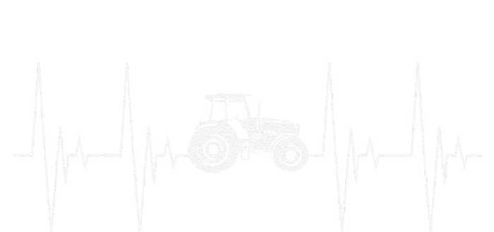 Tractor Heartbeat Ecg Agricultural Vehicle T-Shirt