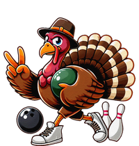 Turkey Bowling Thanksgiving Turkey Playing Bowling Turkey T-Shirt