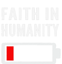 Faith In Humanity Low Battery Pessimistic News Meme Design Tall Long Sleeve T-Shirt