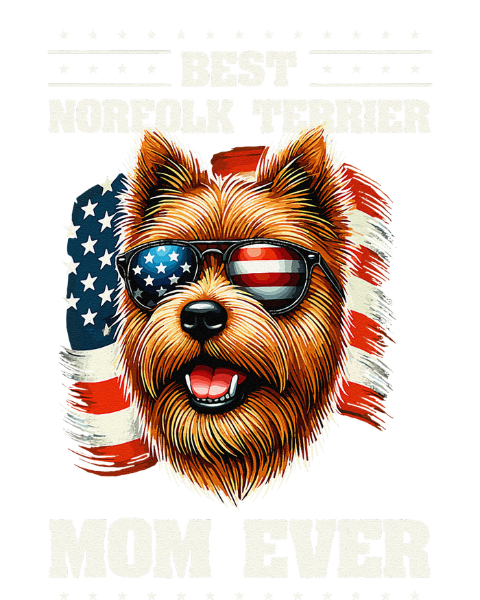 American Usa Flag Norfolk Terrier Terriers 4th Of July T-Shirt