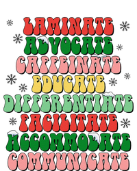 Sped Teacher Christmas Sped Laminate Advocate Caffeinate T-Shirt