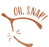 Oh Snap! Funny Turkey Day Print Wishbone Happy Thanksgiving T-Shirt