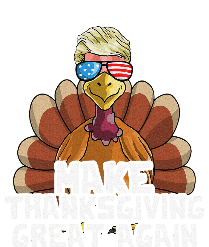 Make Thanksgiving Great Again Trump Turkey Funny Cooling Performance Crew T-Shirt