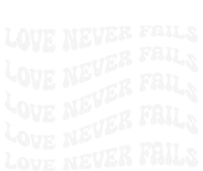 Love Never Fails 1 Corinthians 138 Yupoong Adult 5-Panel Trucker Hat