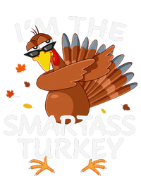 Smartass Turkey Matching Outfit Thanksgiving Pajamas Family Cooling Performance Long Sleeve Crew