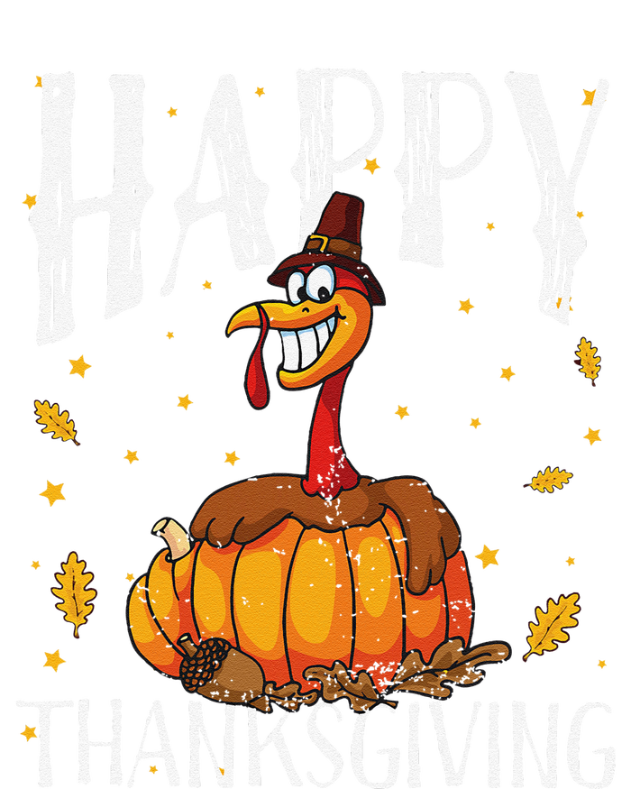 Happy Thanksgiving Turkey Pumpkin T-Shirt