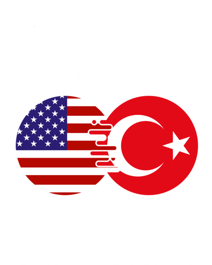 I May Live In The Usa But My Story Began In Turkey Great Gift V-Neck T-Shirt