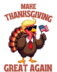 Make Thanksgiving Great Again Turkey Trump American Flag Great Gift T-Shirt