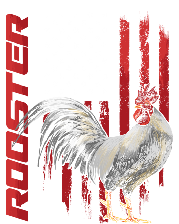 Rooster Chicken American Flag Usa Fighting Cock Cool Gift T-Shirt