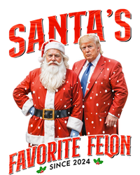 Funny Trump SantaS Favorite Felon Since 2024 Christmas Xmas V-Neck T-Shirt