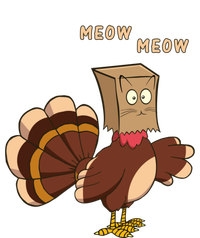 Thanksgiving Cat Funny Fake Cat Meow Thanksgiving Turkey Gift Baby Bodysuit