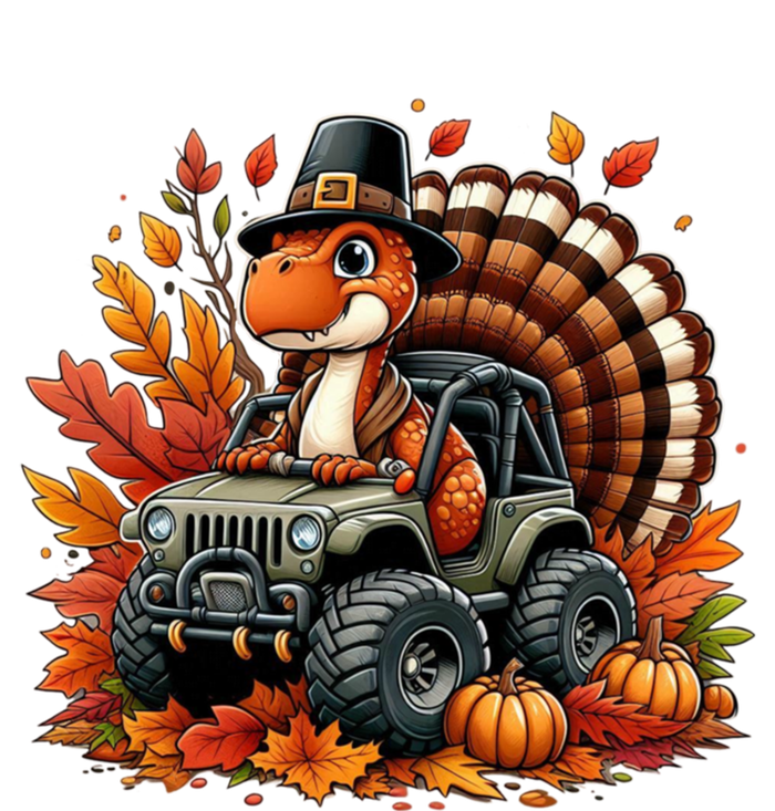 Thanksgiving Design Dinosaur T Rex Fall Truck Gift Premium T-Shirt