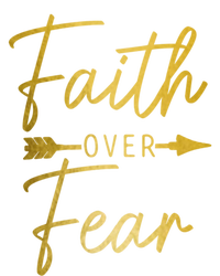 Faith Over Fear Christian Religious Bible Verse Gift Coaster