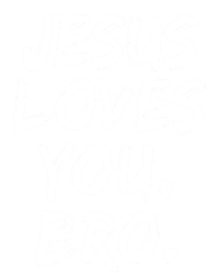 Jesus Loves You Bro Christian Believer Faith God Religious Gift Kids Long Sleeve Shirt