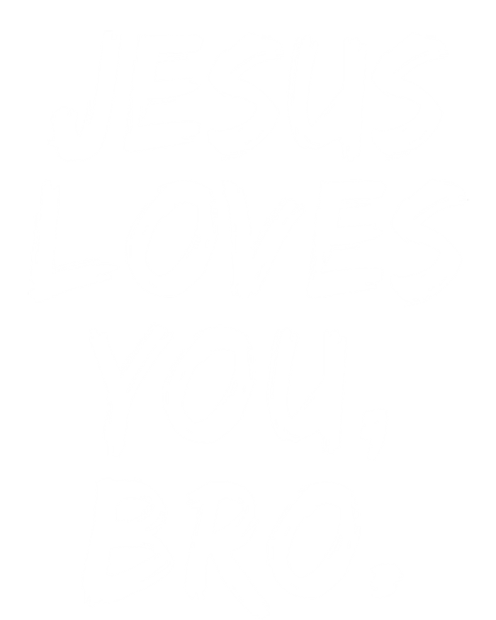 Jesus Loves You Bro Christian Believer Faith God Religious Gift Kids Long Sleeve Shirt