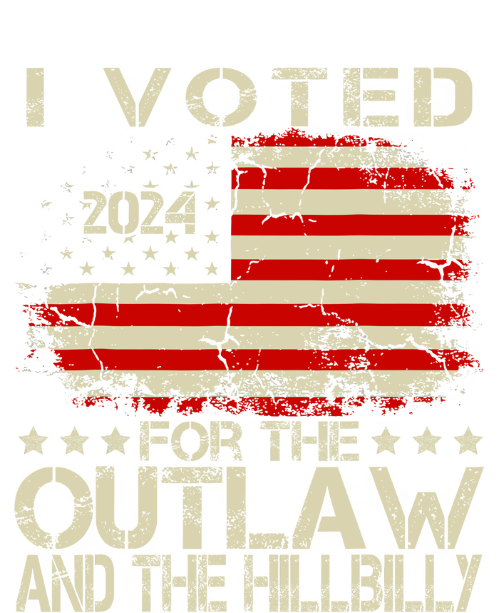 I Voted For The Outlaw And The Hillbilly 2024 Trump Victory T-Shirt