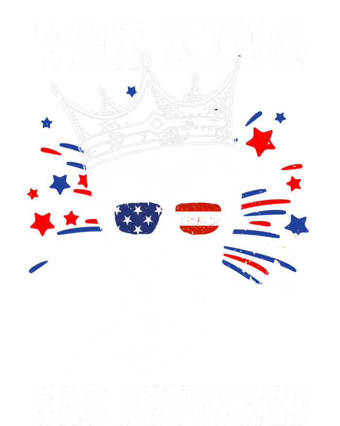 The King Has Return Funny President Trump Tall Long Sleeve T-Shirt