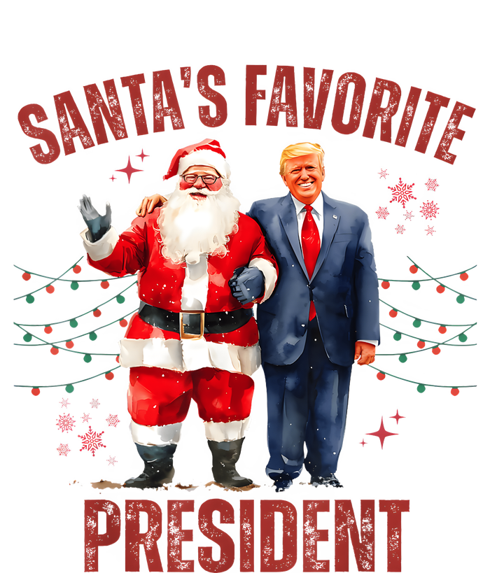 SantaS Favorite President Christmas Funny Trump Xmas Pajama Wool Snapback Cap