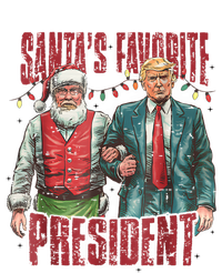 Santas Favorite President Trump Ill Be Home For Christmas V-Neck T-Shirt