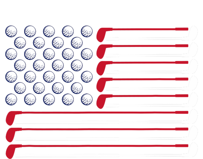 Golf American Flag Golf Player Lover Golfing Golfer Dry Zone Grid Polo