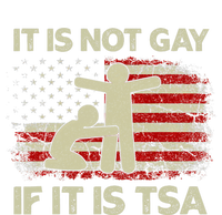 It Is Not Gay If It Is Tsa Security Vintage Usa Flag Toddler Fine Jersey T-Shirt