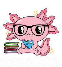 Readsolotl Kawaii Axolotl Book Lover Funny Reading T-Shirt