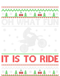 Oh What Fun It Is To Ride Xmas Ugly Motocross Christmas Cooling Performance Crew T-Shirt