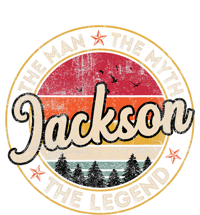 Jackson The Man The Myth The Legend Personalized Name Flexfit Unipanel Trucker Cap