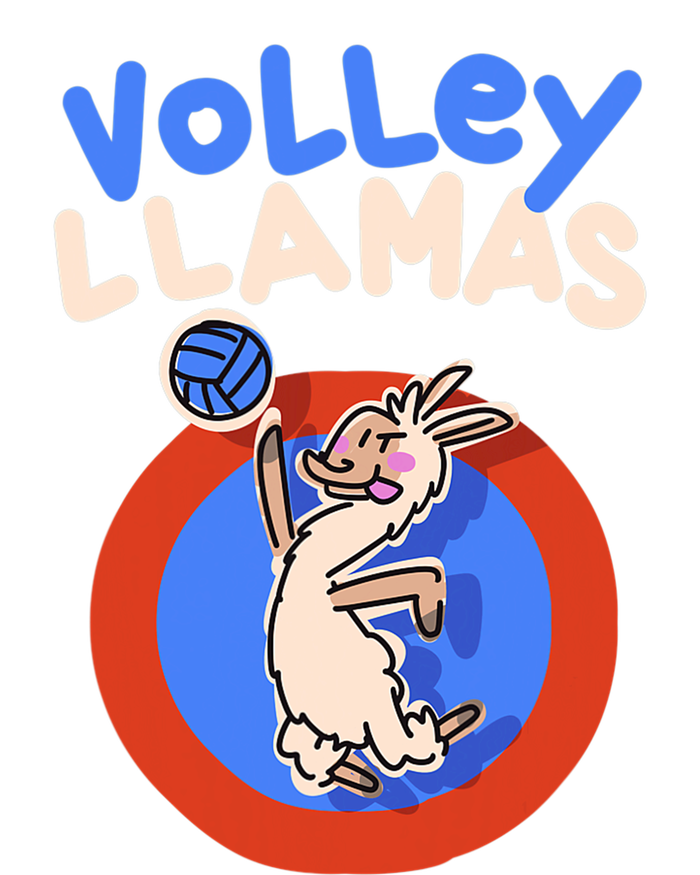 Volley Llamas I Funny Volleyball Lama Alpaca Cooling Performance Long Sleeve Crew