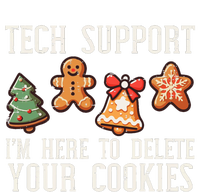 Christmas Tech Support Here To Delete Cookies Xmas 7-Panel Snapback Hat