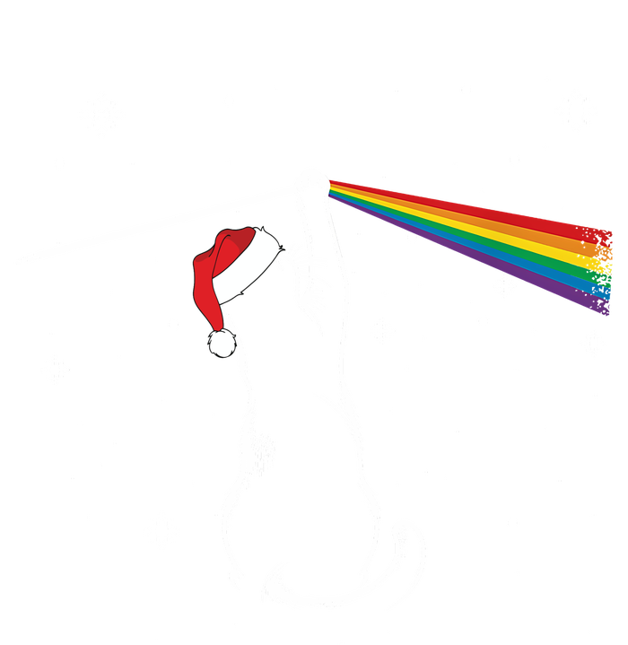 Christmas Cat The Dark Side Of The Moon Funny Lover Xmas T-Shirt